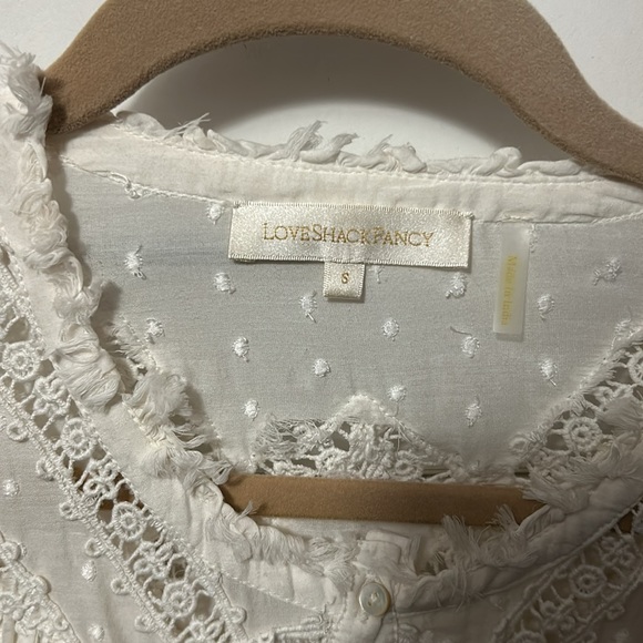 Loveshackfancy crème top - Picture 2 of 8